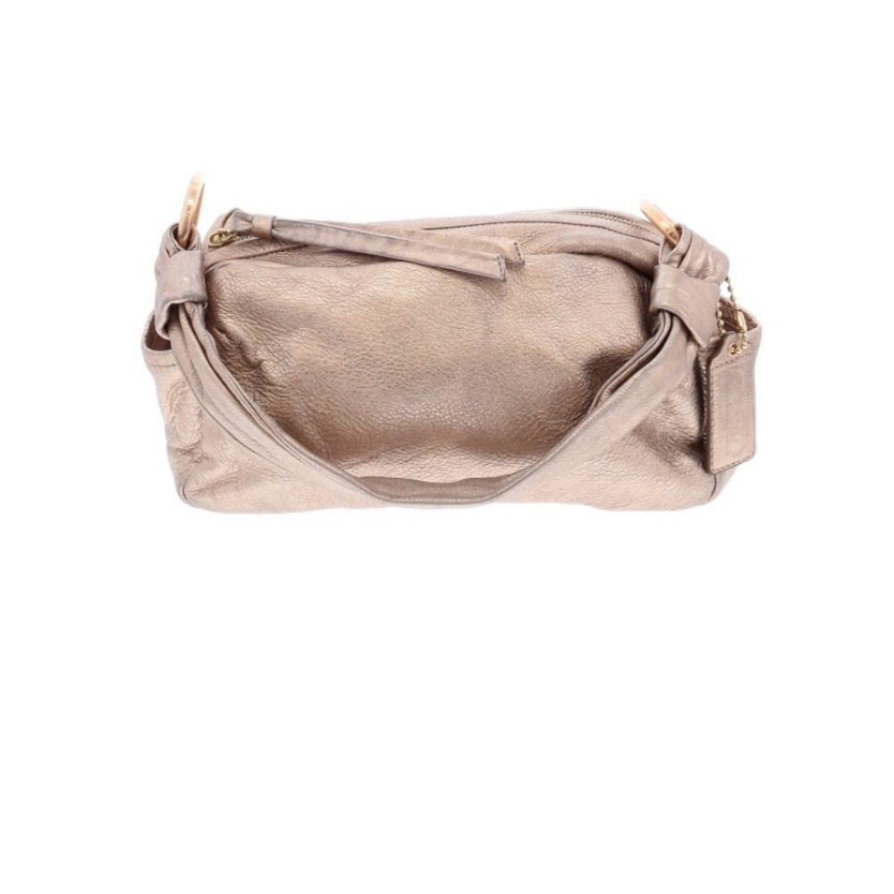 Rose Gold leather Coach Parker bag